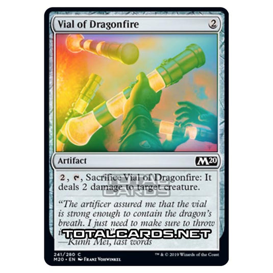Magic The Gathering - Core Set 2020 - Vial of Dragonfire - 241/280 (Foil)