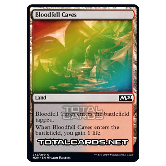 Magic The Gathering - Core Set 2020 - Bloodfell Caves - 242/280 (Foil)