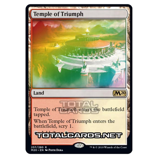 Magic The Gathering - Core Set 2020 - Temple of Triumph - 257/280 (Foil)