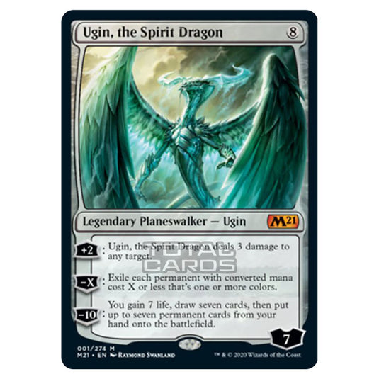 Magic The Gathering - Core Set 2021 - Ugin, the Spirit Dragon - 1/274