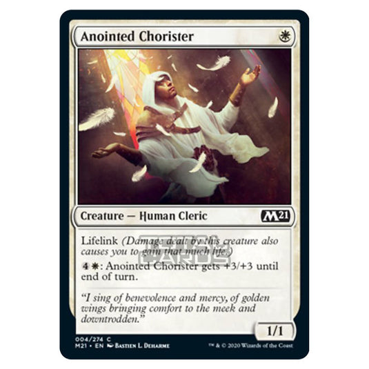 Magic The Gathering - Core Set 2021 - Anointed Chorister - 4/274