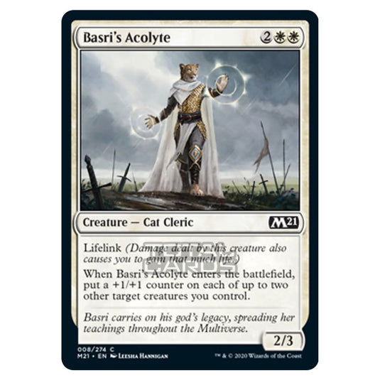 Magic The Gathering - Core Set 2021 - Basri's Acolyte - 8/274