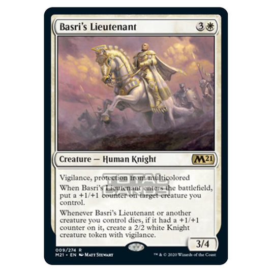 Magic The Gathering - Core Set 2021 - Basri's Lieutenant - 9/274