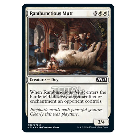 Magic The Gathering - Core Set 2021 - Rambunctious Mutt - 30/274