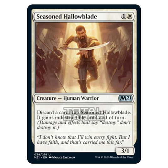 Magic The Gathering - Core Set 2021 - Seasoned Hallowblade - 34/274