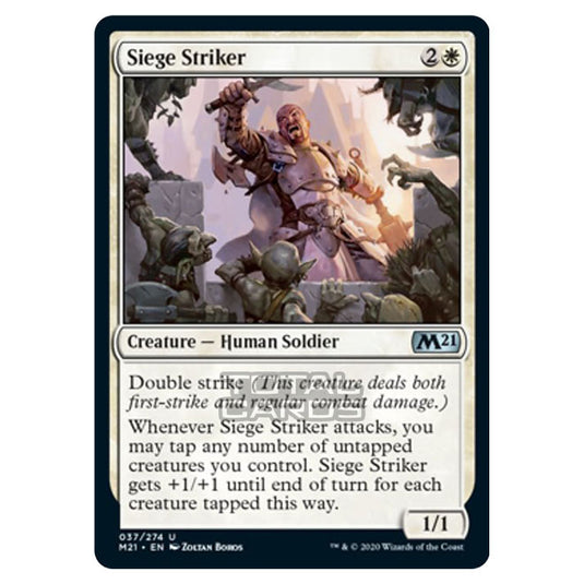 Magic The Gathering - Core Set 2021 - Siege Striker - 37/274