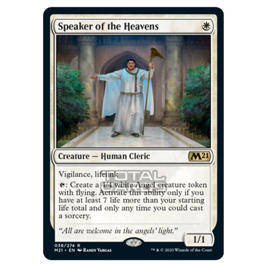 Magic The Gathering - Core Set 2021 - Speaker of the Heavens - 38/274