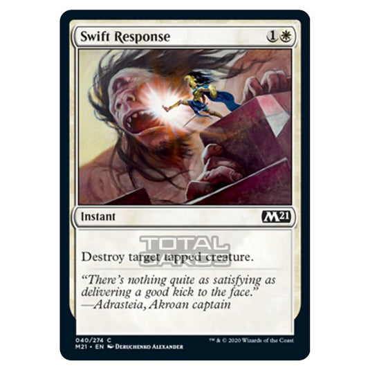 Magic The Gathering - Core Set 2021 - Swift Response - 40/274