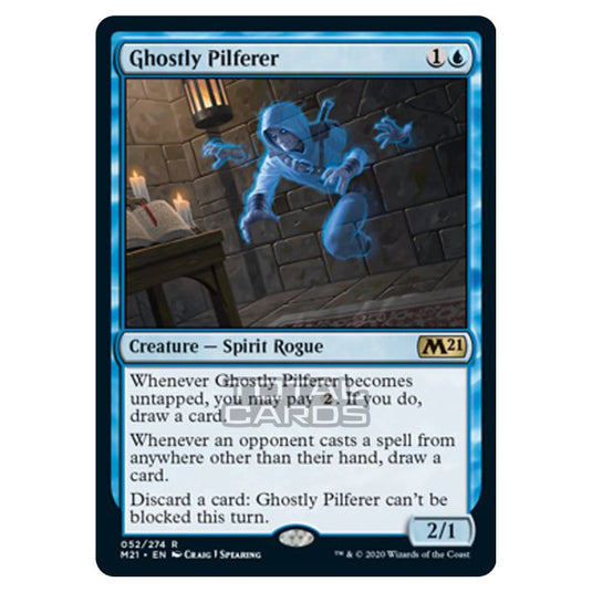 Magic The Gathering - Core Set 2021 - Ghostly Pilferer - 52/274