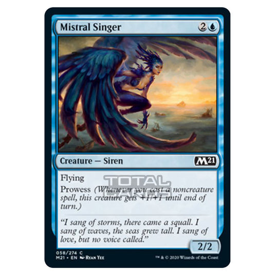 Magic The Gathering - Core Set 2021 - Mistral Singer - 58/274