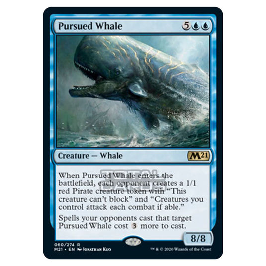 Magic The Gathering - Core Set 2021 - Pursued Whale - 60/274