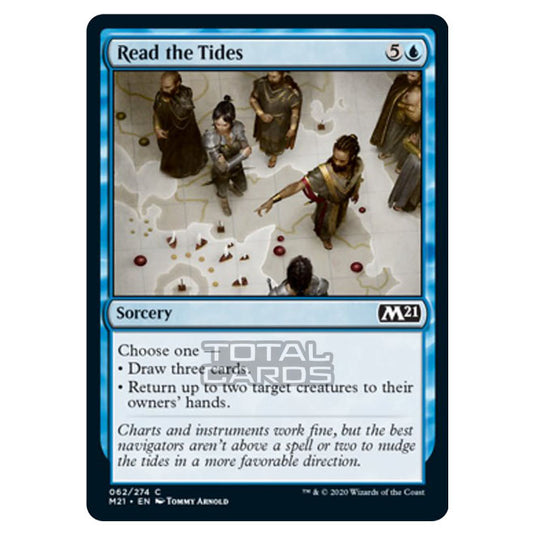 Magic The Gathering - Core Set 2021 - Read the Tides - 62/274