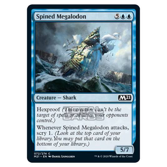 Magic The Gathering - Core Set 2021 - Spined Megalodon - 72/274