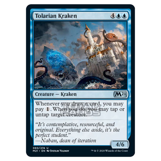 Magic The Gathering - Core Set 2021 - Tolarian Kraken - 80/274