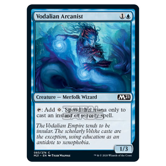 Magic The Gathering - Core Set 2021 - Vodalian Arcanist - 83/274