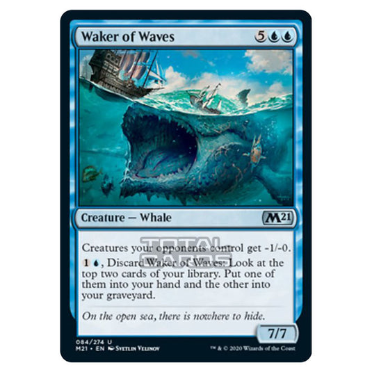 Magic The Gathering - Core Set 2021 - Waker of Waves - 84/274