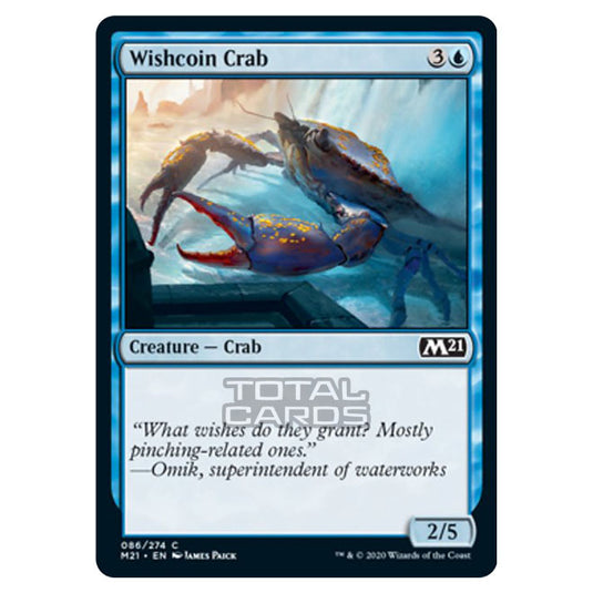 Magic The Gathering - Core Set 2021 - Wishcoin Crab - 86/274