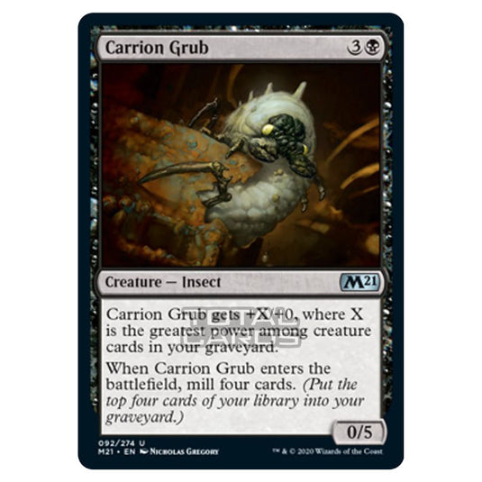 Magic The Gathering - Core Set 2021 - Carrion Grub - 92/274