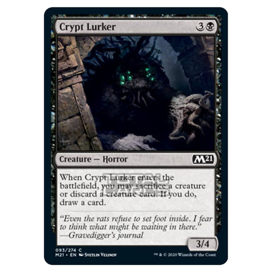 Magic The Gathering - Core Set 2021 - Crypt Lurker - 93/274