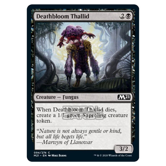 Magic The Gathering - Core Set 2021 - Deathbloom Thallid - 94/274