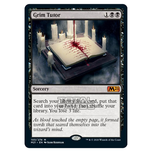 Magic The Gathering - Core Set 2021 - Grim Tutor - 103/274