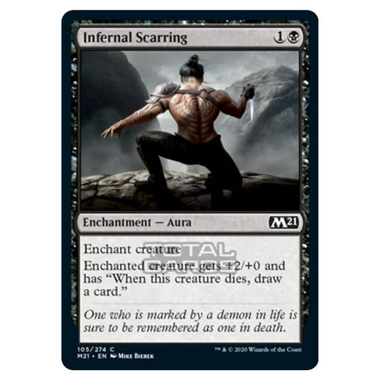 Magic The Gathering - Core Set 2021 - Infernal Scarring - 105/274