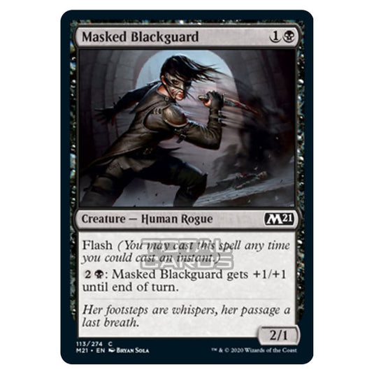 Magic The Gathering - Core Set 2021 - Masked Blackguard - 113/274