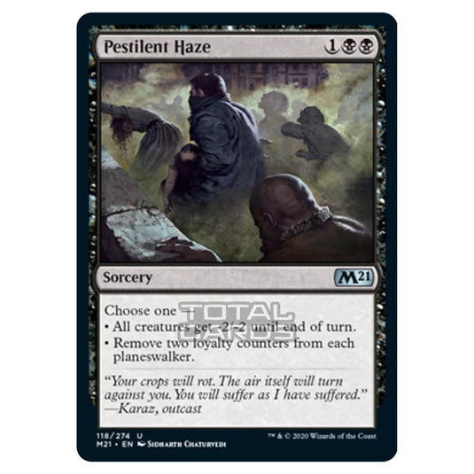 Magic The Gathering - Core Set 2021 - Pestilent Haze - 118/274