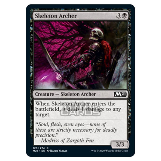 Magic The Gathering - Core Set 2021 - Skeleton Archer - 123/274