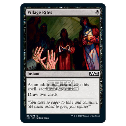 Magic The Gathering - Core Set 2021 - Village Rites - 126/274