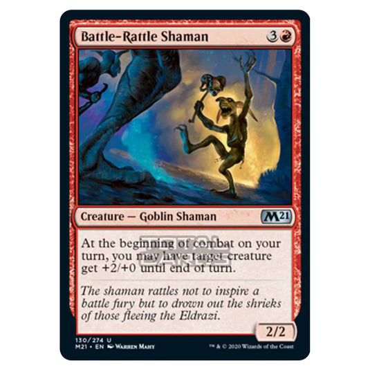 Magic The Gathering - Core Set 2021 - Battle-Rattle Shaman - 130/274