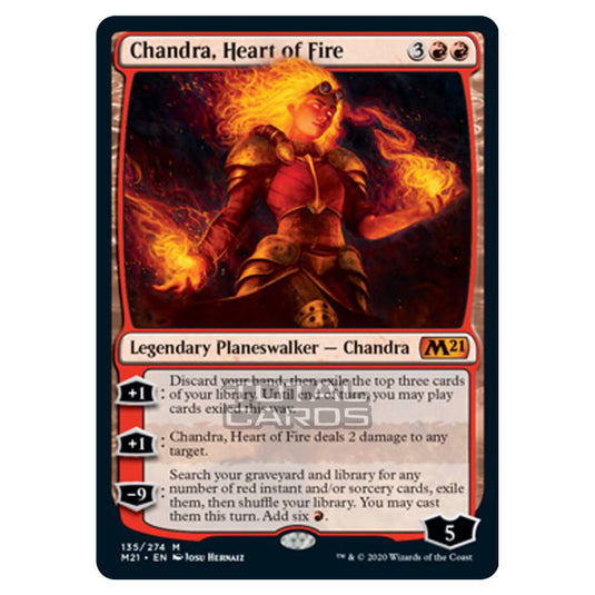 Magic The Gathering - Core Set 2021 - Chandra, Heart of Fire - 135/274 Magic The Gathering - Core Set 2021 - Chandra, Heart of Fire - 135/274