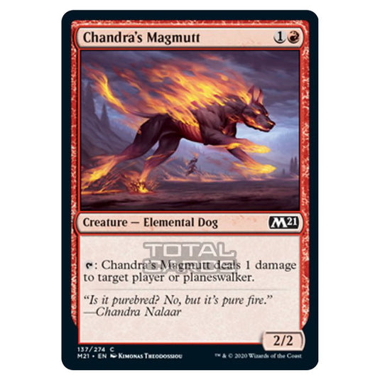 Magic The Gathering - Core Set 2021 - Chandra's Magmutt - 137/274