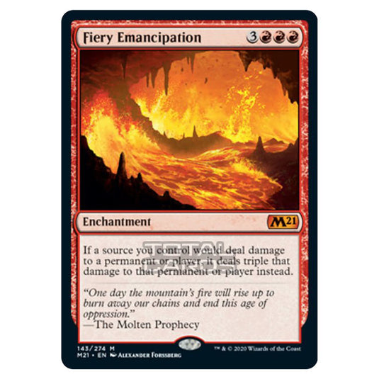 Magic The Gathering - Core Set 2021 - Fiery Emancipation - 143/274