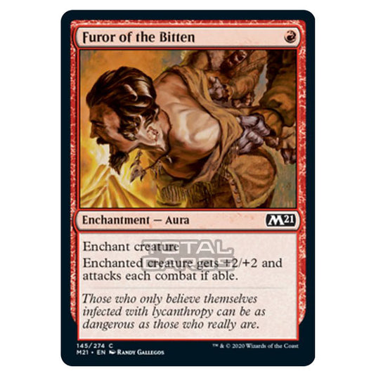 Magic The Gathering - Core Set 2021 - Furor of the Bitten - 145/274