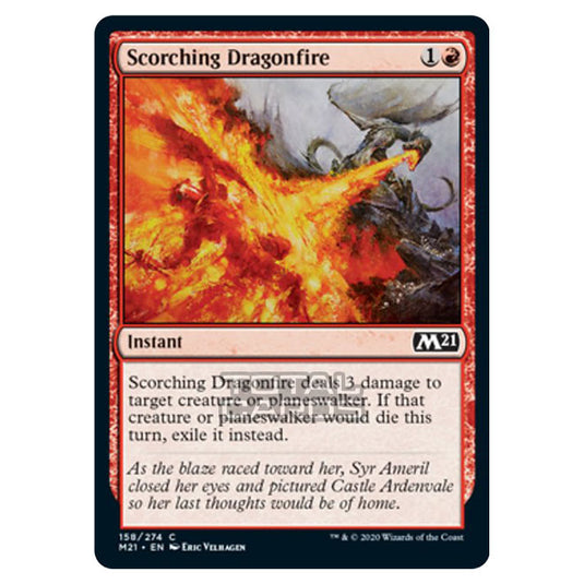 Magic The Gathering - Core Set 2021 - Scorching Dragonfire - 158/274