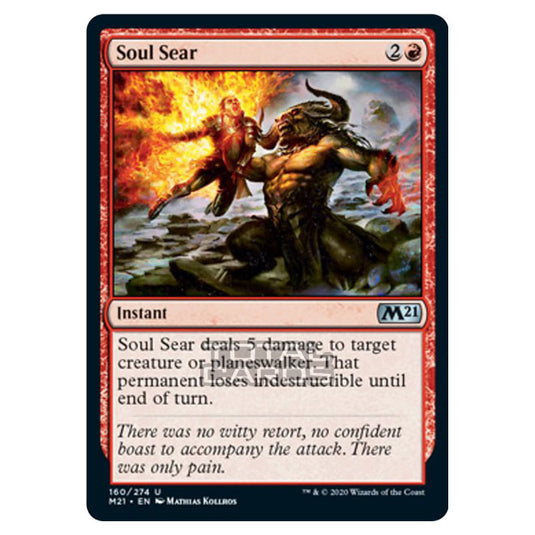 Magic The Gathering - Core Set 2021 - Soul Sear - 160/274