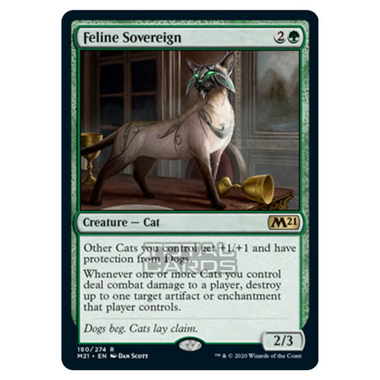 Magic The Gathering - Core Set 2021 - Feline Sovereign - 180/274