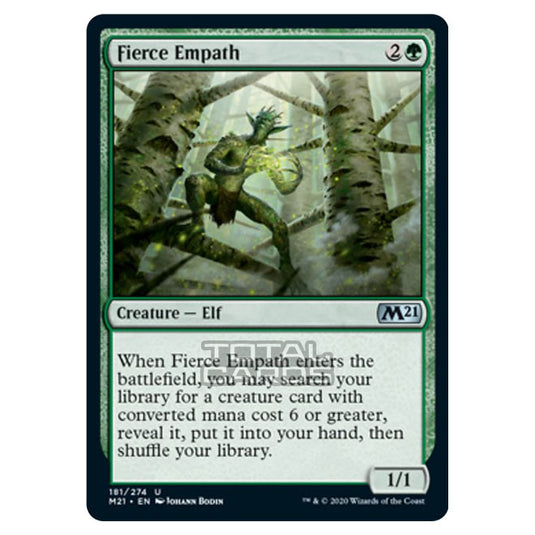 Magic The Gathering - Core Set 2021 - Fierce Empath - 181/274