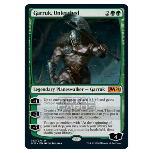 Magic The Gathering - Core Set 2021 - Garruk, Unleashed - 183/274