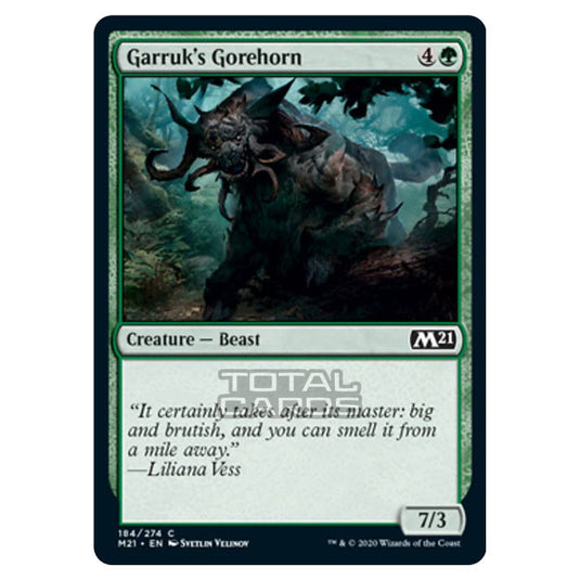 Magic The Gathering - Core Set 2021 - Garruk's Gorehorn - 184/274