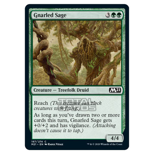 Magic The Gathering - Core Set 2021 - Gnarled Sage - 187/274