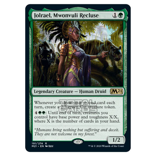 Magic The Gathering - Core Set 2021 - Jolrael, Mwonvuli Recluse - 191/274