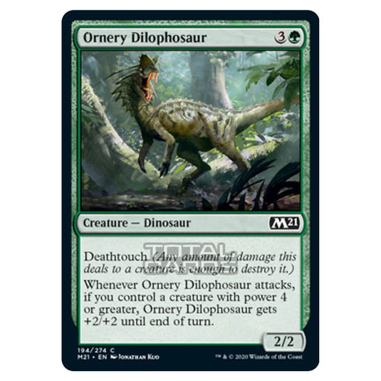 Magic The Gathering - Core Set 2021 - Ornery Dilophosaur - 194/274