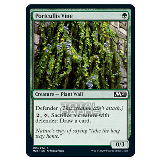 Magic The Gathering - Core Set 2021 - Portcullis Vine - 195/274