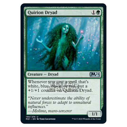 Magic The Gathering - Core Set 2021 - Quirion Dryad - 198/274