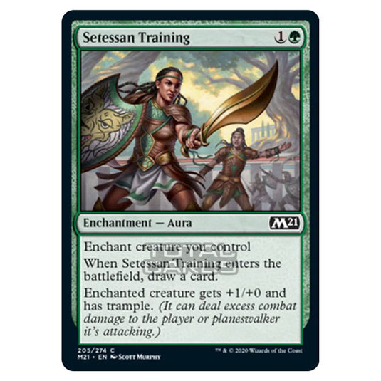 Magic The Gathering - Core Set 2021 - Setessan Training - 205/274