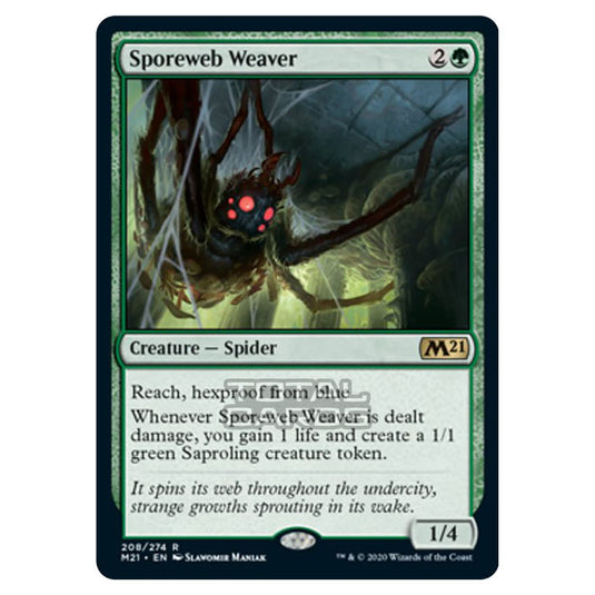 Magic The Gathering - Core Set 2021 - Sporeweb Weaver - 208/274