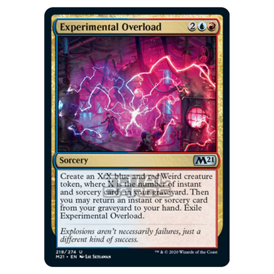 Magic The Gathering - Core Set 2021 - Experimental Overload - 218/274