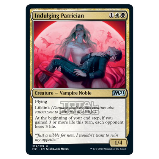 Magic The Gathering - Core Set 2021 - Indulging Patrician - 219/274